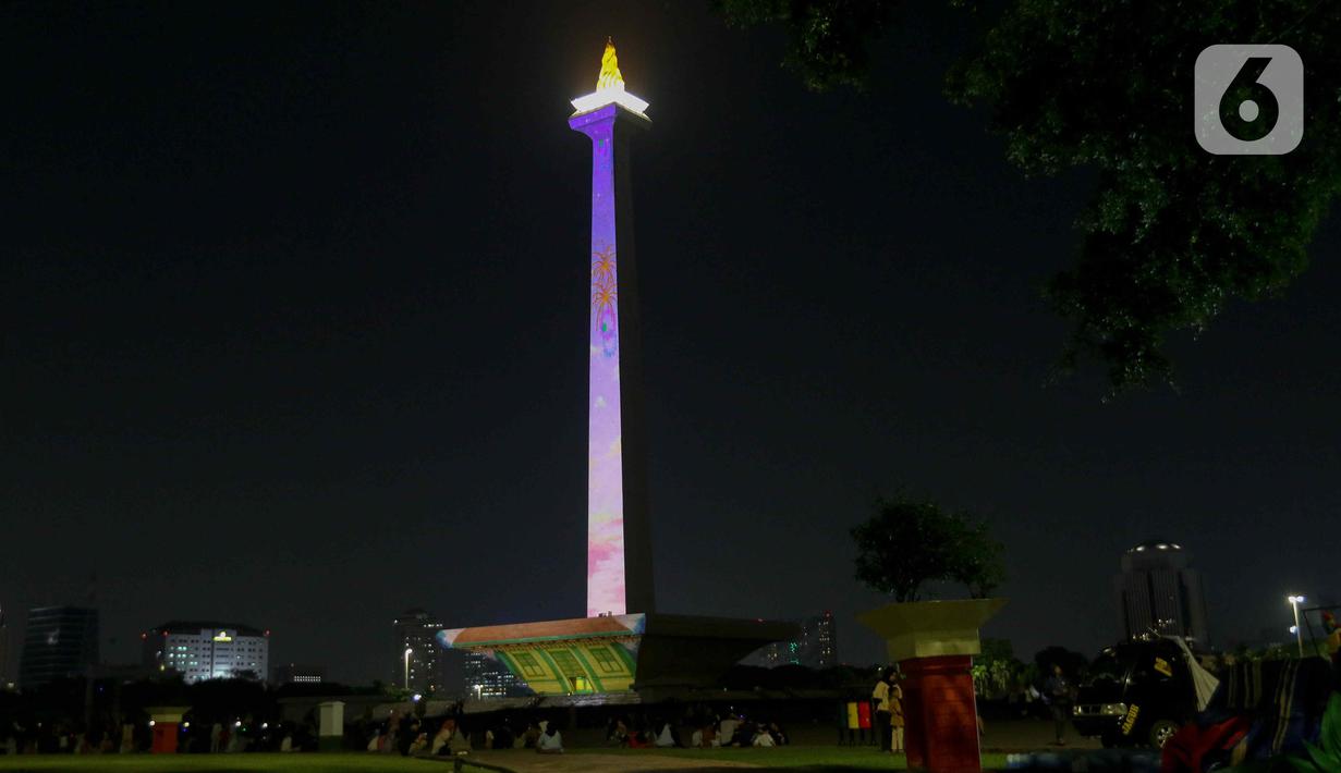 Pengunjung dapat menikmati pergelaran Monas Week 2023 ini dengan gratis di kawasan Monas. Namun, tetap membayar tiket masuk Monas.  (Liputan6.com/Herman Zakharia)