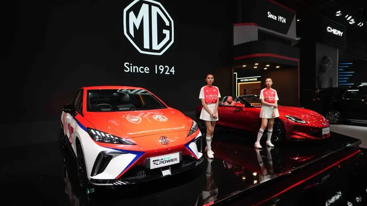 MG 4 EV X-Power hasil kolaborasi dengan Arsenal FC