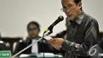 Tafsir Nurchamid menjalani sidang lanjutan di Pengadilan Tipikor, Jakarta, Rabu (19/11/2014). (Liputan6.com/Miftahul Hayat)