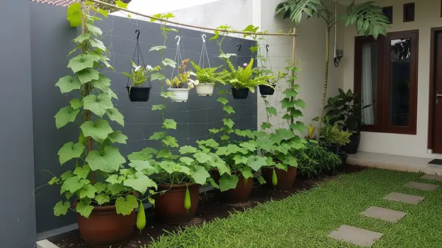 7 Inspirasi Kebun Gambas Rambat untuk Pagar Rumah yang Asri dan Menyehatkan