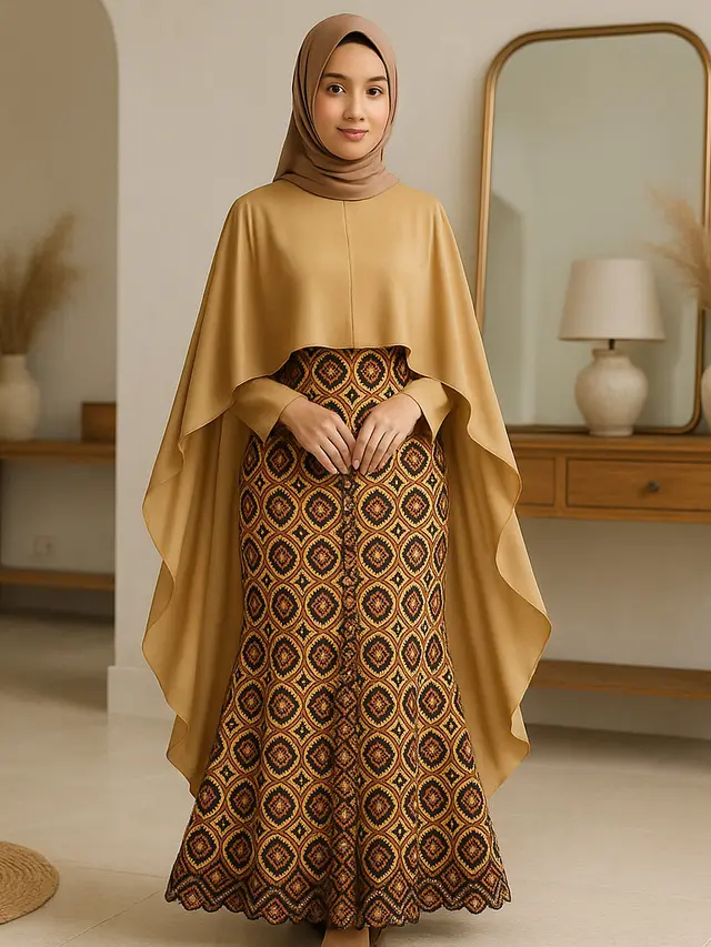 18 Model Gamis Batik Pesta Terbaru 2025, Tetap Syar’i tapi Tampil Glamor