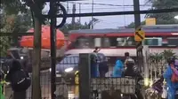 KAI Commuter Pastikan Jalur Poris Normal Usai Insiden Temperan Kereta Bandara