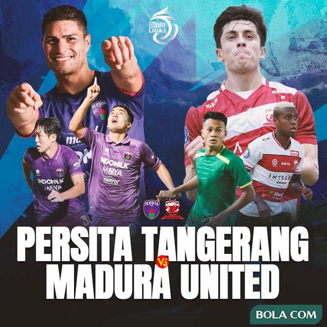 BRI Liga 1 - Duel Antarlini - Persita Tangerang Vs Madura United