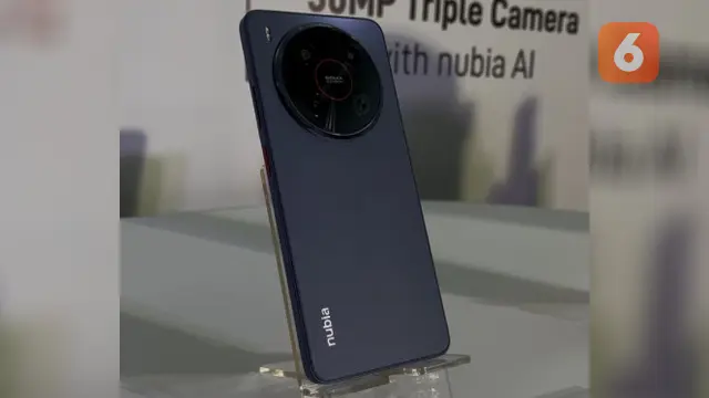 Nubia V70 Max. Liputan6.com/Reanthonio Oktovier Sinanu