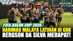 Timnas Malaysia Latihan di GBK Jelang FIFA ASEAN Cup 2026, Bergson da Silva Sudah Merapat