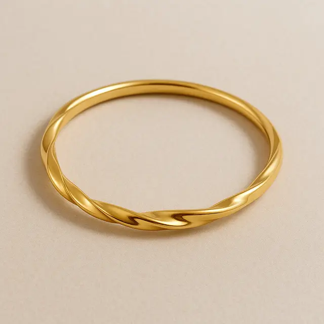Trend Gelang Emas Bangle 5–10 Gram yang Lagi Hits (Image by ChatGPT)