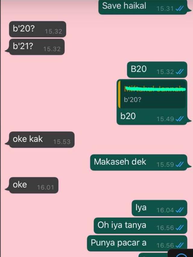 7 Chat PDKT Pertama Kali ke Pasangan Ini Bikin Nostalgia