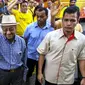 Aksi dukungan Mahathir Mohamad dalam demo Bersih 4 (Reuters)