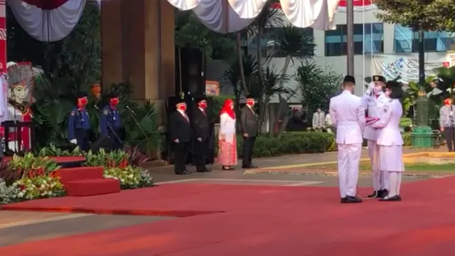 Upacara HUT RI balai Kota