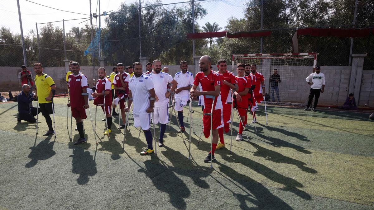 Semangat Pesepak Bola Amputasi Palestina Ikuti Turnamen Harapan di Gaza
