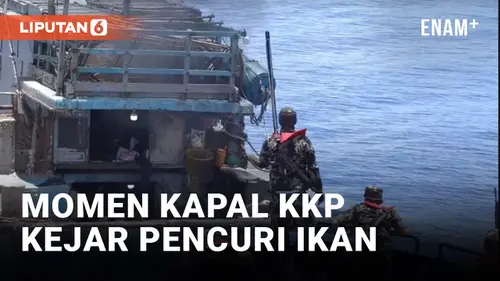 VIDEO: Curi Ikan, KKP Amankan Kapal Vietnam di Perairan Natuna Utara