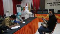 Rapid Test untuk KPPS di Makassar (Liputan6.com/Dok: KPU Makassar)