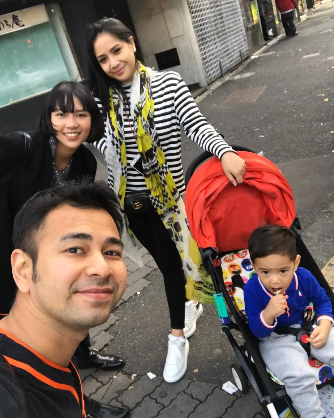 Raffi Ahmad ajak istri dan anaknya liburan ke Jepang [foto: instagram/raffinagita1717]