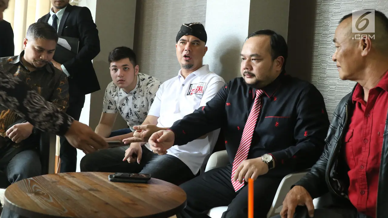 Ahmad Dhani Lapor ke Bareskrim Mabes Polri