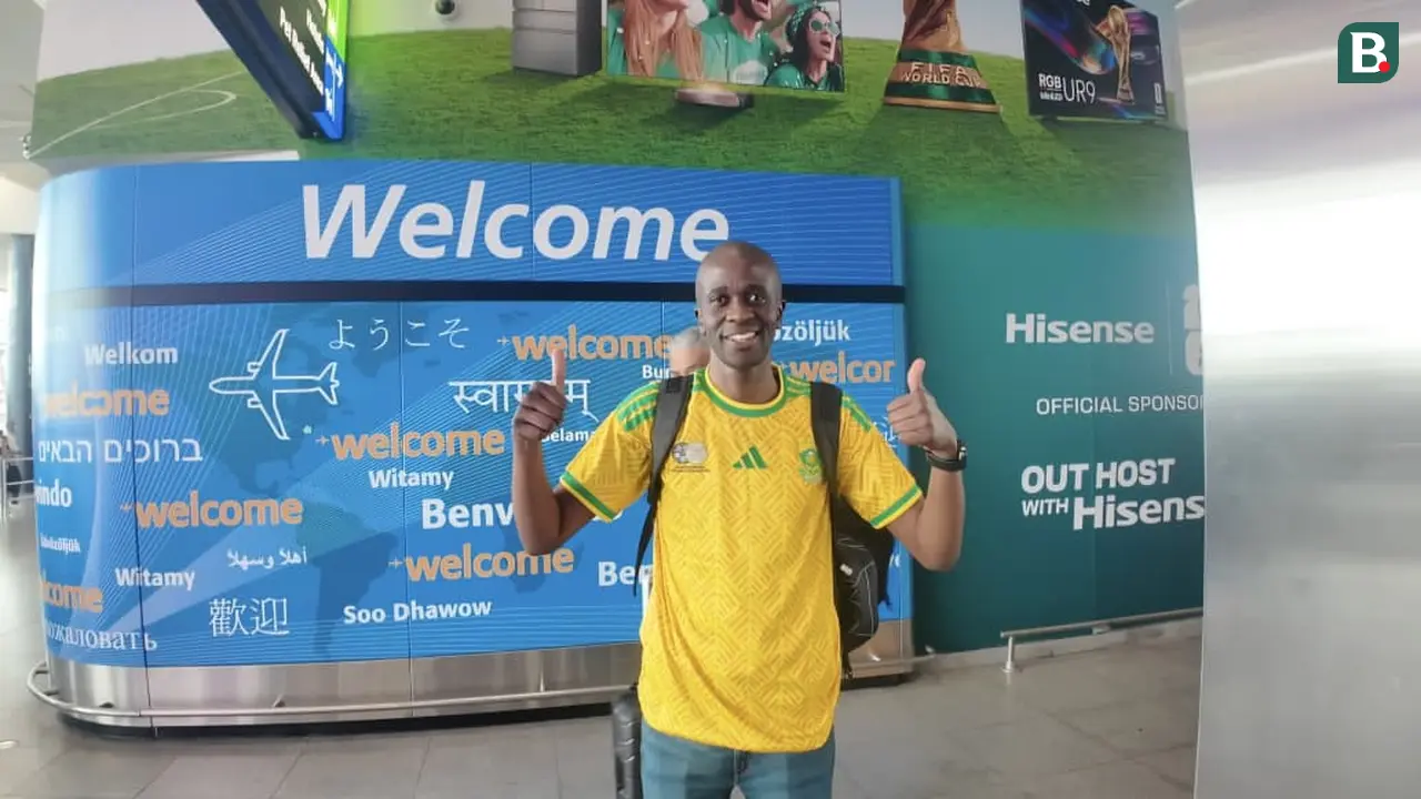 Suporter Afrika Selatan