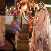 Selama gelaran pesta prewedding megah, Randhika Merchant tak pernah gagal curi perhatian. Setiap busana yang ia kenakan sukses bikin orang berdecak kagum akan pesona glamornya. Seperti apa detail busananya? [@taruntahiliani @shereenlovebug @manishmalhotravows]