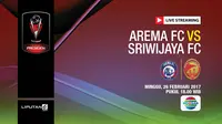 Arema FC vs Sriwijaya FC (Liputan6.com/Abdillah)