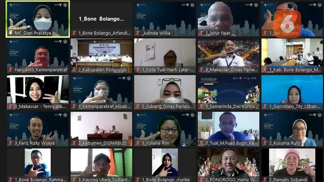 Penilaian Mandiri Kabupaten dan Kota Kreatif Indonesia (PMK3I) secara virtual