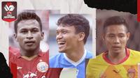 Osvaldo Haay, Evan Dimas dan Ferdinand Sinaga. (Bola.com/Dody Iryawan)