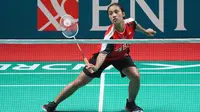 Pebulu tangkis tunggal putri Indonesia Mutiara Ayu Puspitasari akan menghadapi&nbsp;tunggal putri China Xu Wen Jing atau Kim Min Ji dari Korea Selatan pada laga final&nbsp;Badminton Asia Junior Championships 2023 di GOR Amongraga, Yogyakarta,&nbsp;Minggu (16/7). (foto: PBSI)