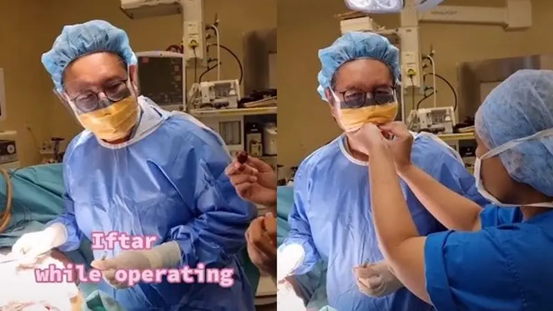 Viral Cara Dokter Buka Puasa saat Operasi Pasien Ini Bikin Salut