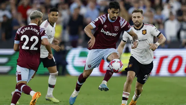 Foto: Aksi Pemain West Ham Bikin MU Tak Berkutik