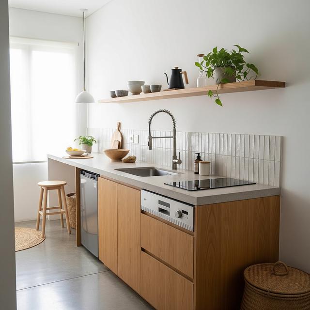 9 Inspirasi Dapur Kecil Tanpa Banyak Perabot, Desain Minimalis Hemat Ruang