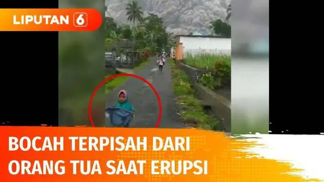 Dalam sebuah video amatir tepat detik-detik letusan Gunung Semeru, nampak seorang bocah perempuan menggunakan kerudung hijau berlarian seorang diri, tanpa kedua orang tua maupun pendamping. Begini keadaannya sekarang.