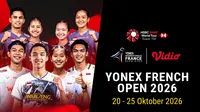 Yonex French Open 2026: 14 Wakil Indonesia Siap Bersaing di BWF 750 Hanya di Vidio