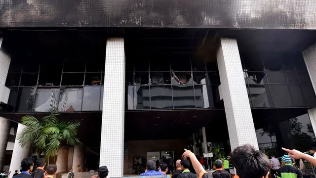Gedung Kemenkeu Kebakaran 