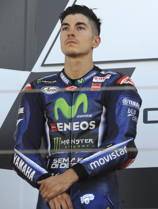 3. Maverick Vinales (Movistar Yamaha) - 183 Poin. (AP/Rui Vieira)
