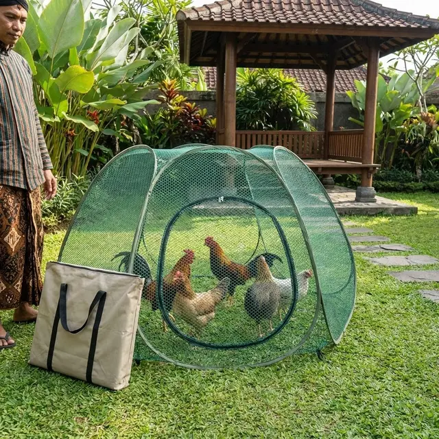 Model Kandang Ayam 'Knock Down', Bisa Bongkar Pasang