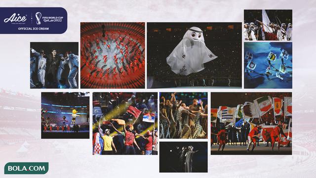 Kolase - Opening Ceremony Piala Dunia 2022 Qatar