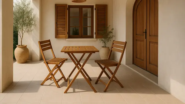 Model Teras Samping Bergaya Mezze
