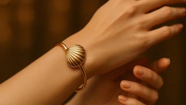 8 Gelang Emas Model Kerang Terbaru 2025, Tampil Elegan dengan Desain Menarik