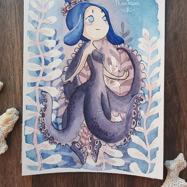 6 Lukisan Putri Duyung dengan Beragam Tema Ini Unik, Cakup Banyak Karakter