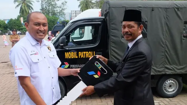 Pertamina memberikan bantuan sosial berupa 1 unit mobil cerdas kepada masyarakat Sumatera Utara.