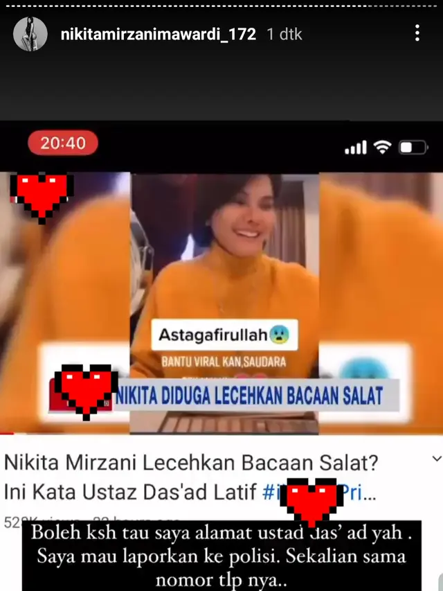 Unggahan Nikita Mirzani. (Foto: Dok. Instagram @nikitamirzanimawardi_172)