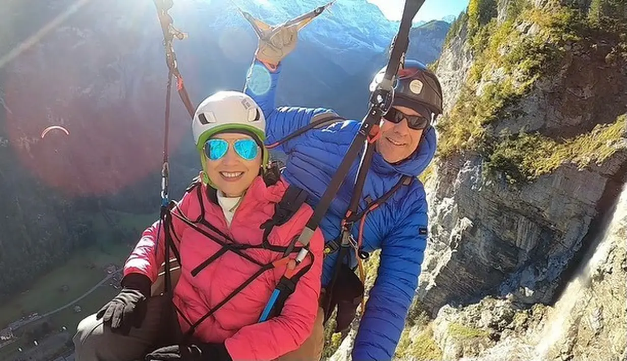 Ira Wibowo Liburan di Switzerland (Instagram/irawbw)