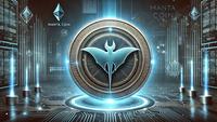 Ilustrasi kripto&nbsp;MANTA Coin. (Foto By AI)