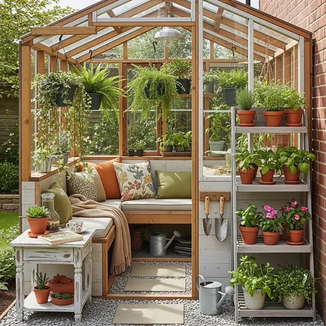 Model Greenhouse Rumahan (AI Generated)