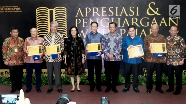 Sri Mulyani Beri Penghargaan 31 Wajib Pajak
