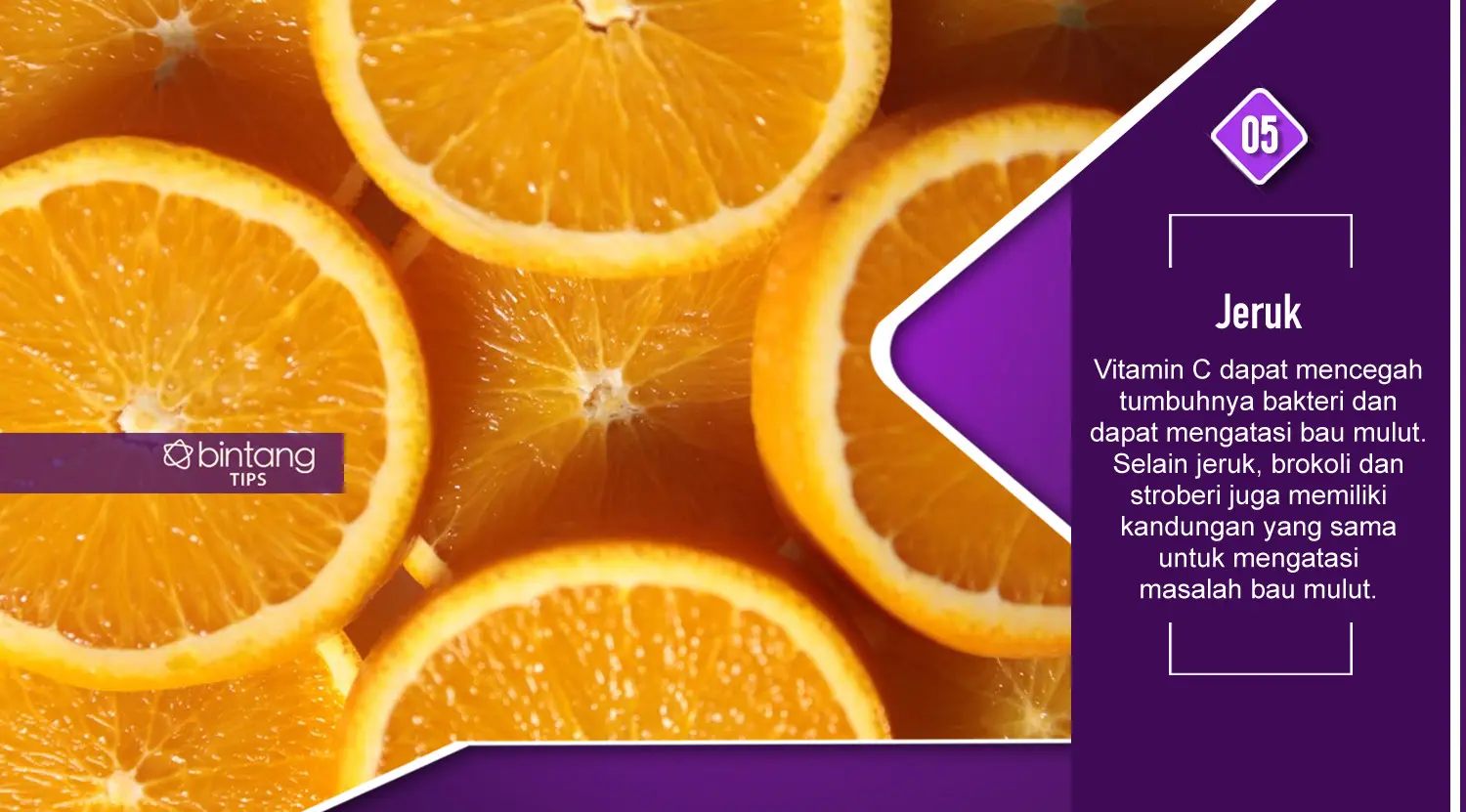 Makanan yang bisa bikin napas segar. (Foto: Deki Prayoga, Digital Imaging: Nurman Abdul Hakim/Bintang.com)