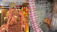 Ulang Tahun Dapat Kejutan Moneycake Rp 200 Juta, Momen Bongkar Uangnya Ini Viral