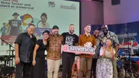 Penampilan Musik Jazz oleh Drew Tucker and New Standard dalam rangka memperingati hari Jazz sedunia dan perayaan hubungan ke-75 tahun Indonesia dan Amerika Serikat. (Liputan6/Santi Rahayu)