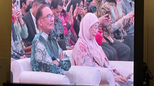 Acara "Temu Anwar" bersama dengan Perdana Menteri Malaysia Anwar Ibrahim di Jakarta, Selasa (5/9/2023). (Liputan6/Benedikta Miranti)