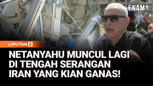 Netanyahu Muncul Lagi di Tengah Serangan Iran Yang Kian Ganas!