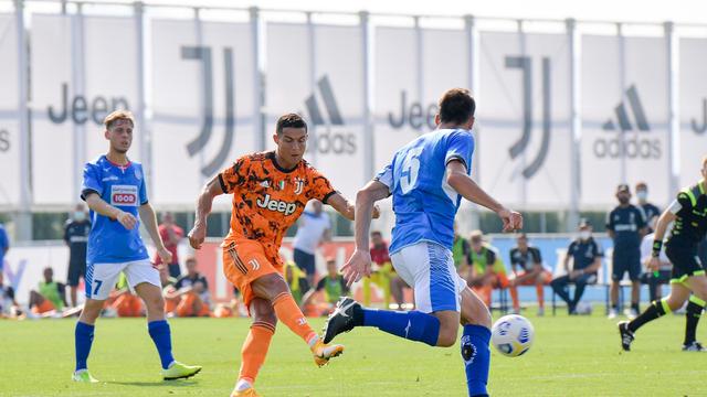 Juventus menang 5-0 atas Novara pada pramusim sebelum Serie A 2020/2021 di Continassa, Turin, Minggu (13/9/2020).