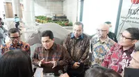 Menteri BUMN Erick Thohir mengapresiasi langkah Holding BUMN Jasa Survei atau IDSurvey yang menggandeng Bursa Efek Indonesia (BEI) dalam implementasi perdagangan karbon.