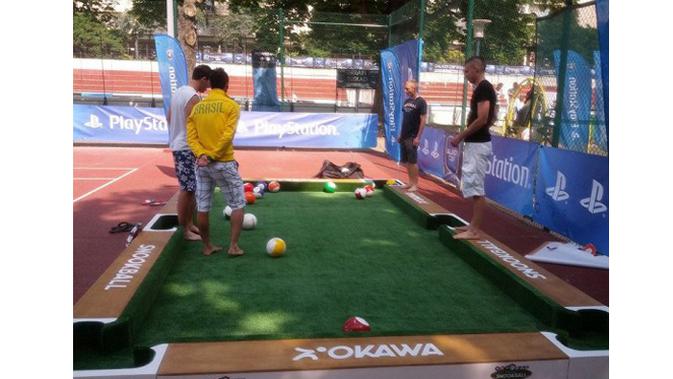 Perkenalkan Snookball Olahraga Perpaduan Billiard Dan Sepakbola Lifestyle Liputan6 Com
